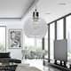 image 4 of Barnum - Clear Glass Globe with Chrome Pendant Fitting | Clear | Clear | 1