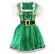 image 1 of Irish Shamrock Dress | Green | M