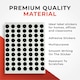 image 3 of Pack of 560 Red 8mm Round Labels - Stickers