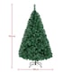 image 3 of Yaheetech 152cm Artificial Christmas Tree with 718 PVC Tips Green