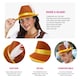 image 2 of Pack of 6 Brown Bavarian Hat Brown | One Size