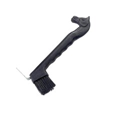 Lincoln Horse Head Hoof Pick With Brush - Black - One Size