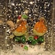 image 4 of 21cm Battery Operated Christmas Robin Scene Glitter Water Spinner Lantern Decoration