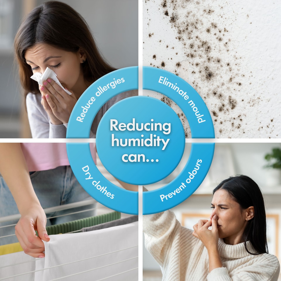 image 1 of VonHaus Dehumidifier 12L Day, 2L Water Tank