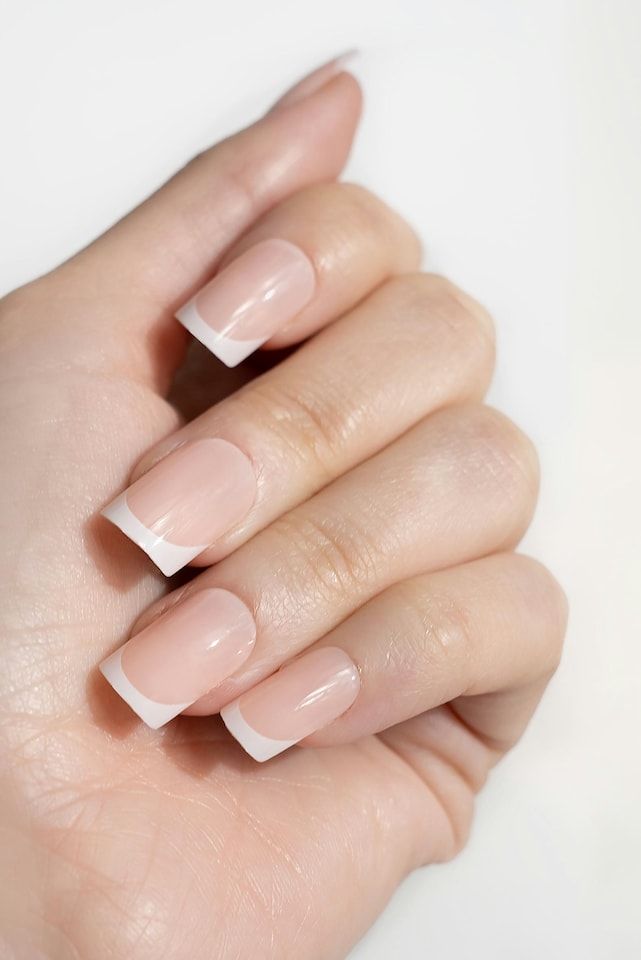 image 1 of Nail HQ Square Elegant French Tip Nails