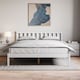 image 2 of Vida Designs Milan 5ft King Size Bed Wood Frame, Low Foot End, White, 150 x 200cm