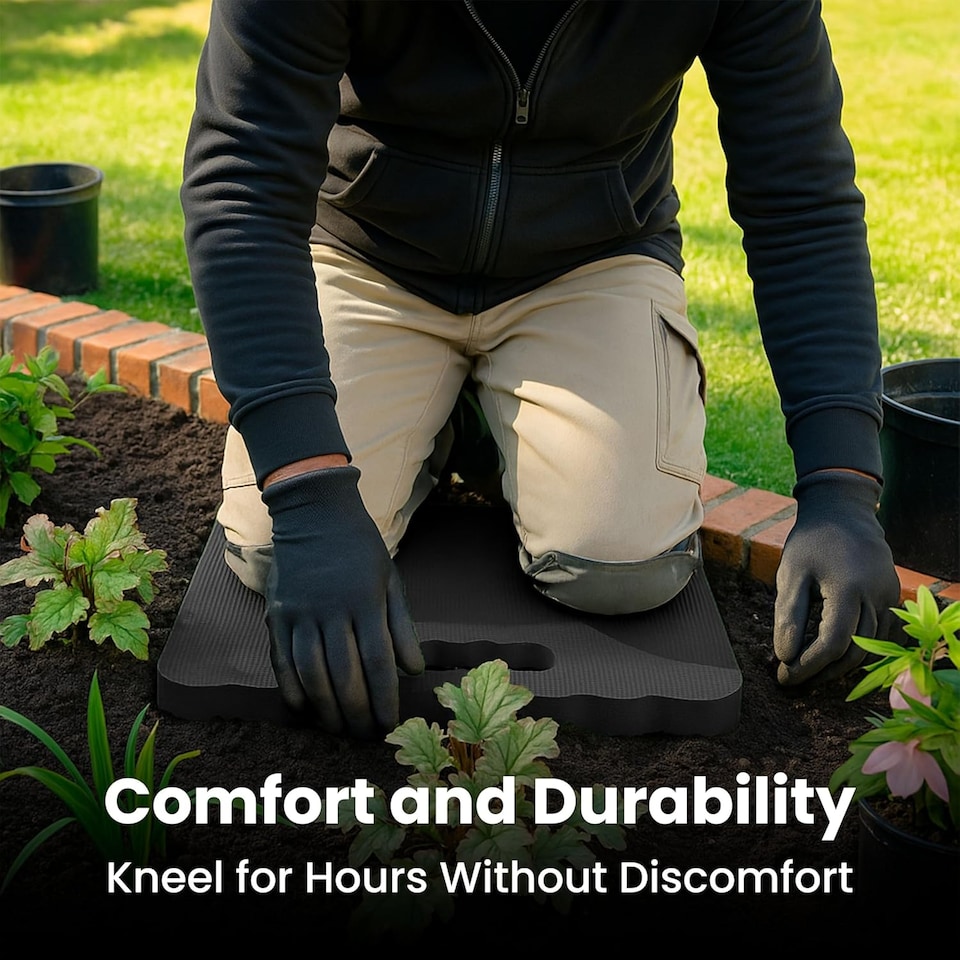 image 1 of Kneeling Pad 2-Pack - Thick High-Density Foam, Waterproof Garden and Exercise Knee Pads | Green | Green | 2