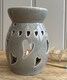 image 2 of Grey Ceramic Cutout Hearts Wax Melter