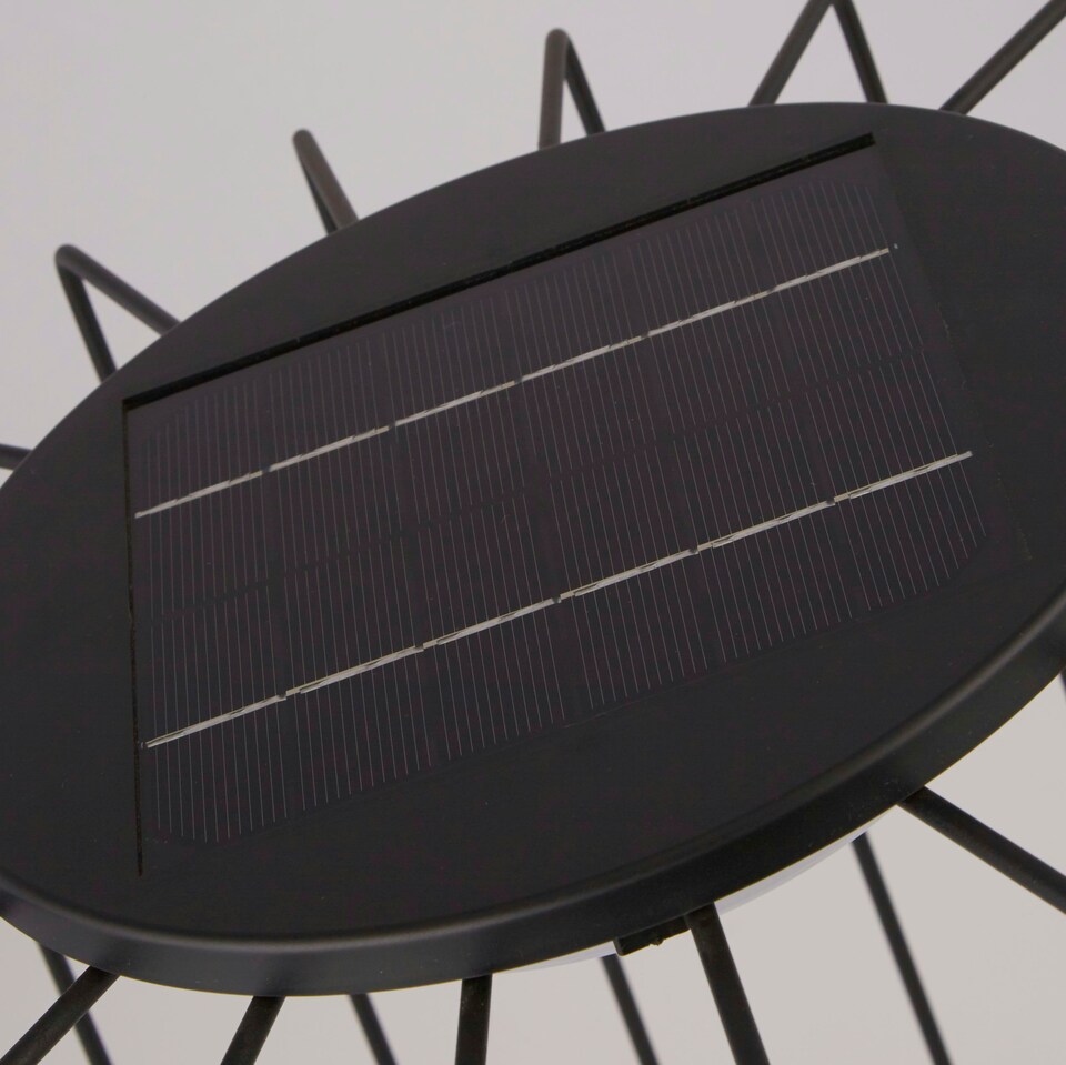 image 1 of CABLATA SOLAR POWERED SIDE TABLE LAMP BLACK