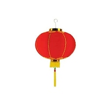 Oriental Lantern with Decorative Tassel - 8 Inches / 20cm