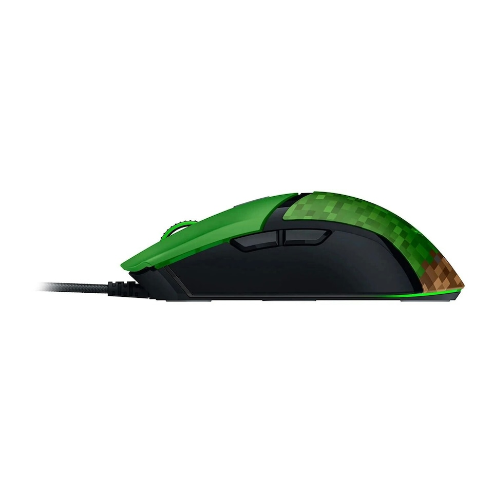 image 1 of Cobra Minecraft Edition - Lightweight Wired Gaming Mouse - 8500 DPI Sensor (58g, Optical Mouse Switches 3th Gen, Chroma Lighting with Gradient Underglow, Speedflex Cable) Minecraft