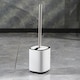 image 1 of Showerdrape Echo White Toilet Brush & Holder
