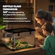 image 8 of PawHut Glass Reptile Terrarium Habitats for Lizards, Frogs, Snake 30 x 30 x 20cm
