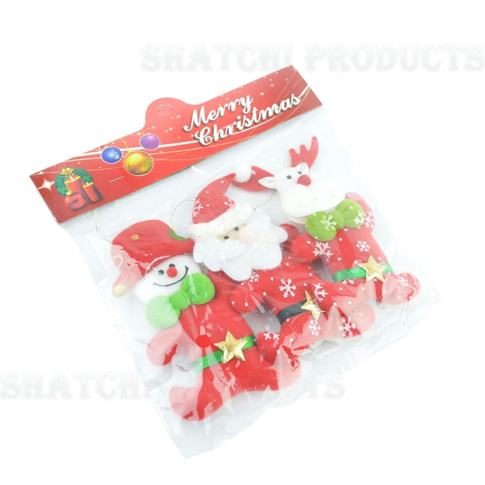 image 1 of 3 Handmade Novelty Christmas Decorations