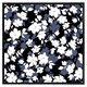 image 2 of White, black & purple flowers (Picture Frame) Brown | XS