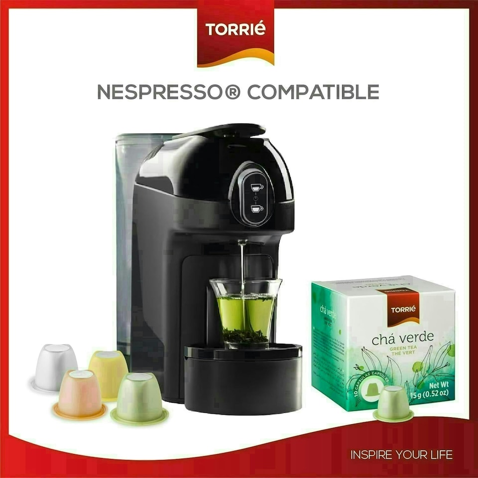 image 1 of Green Tea Nespresso ® Compatible Coffee Machine Capsules (30 Pods)