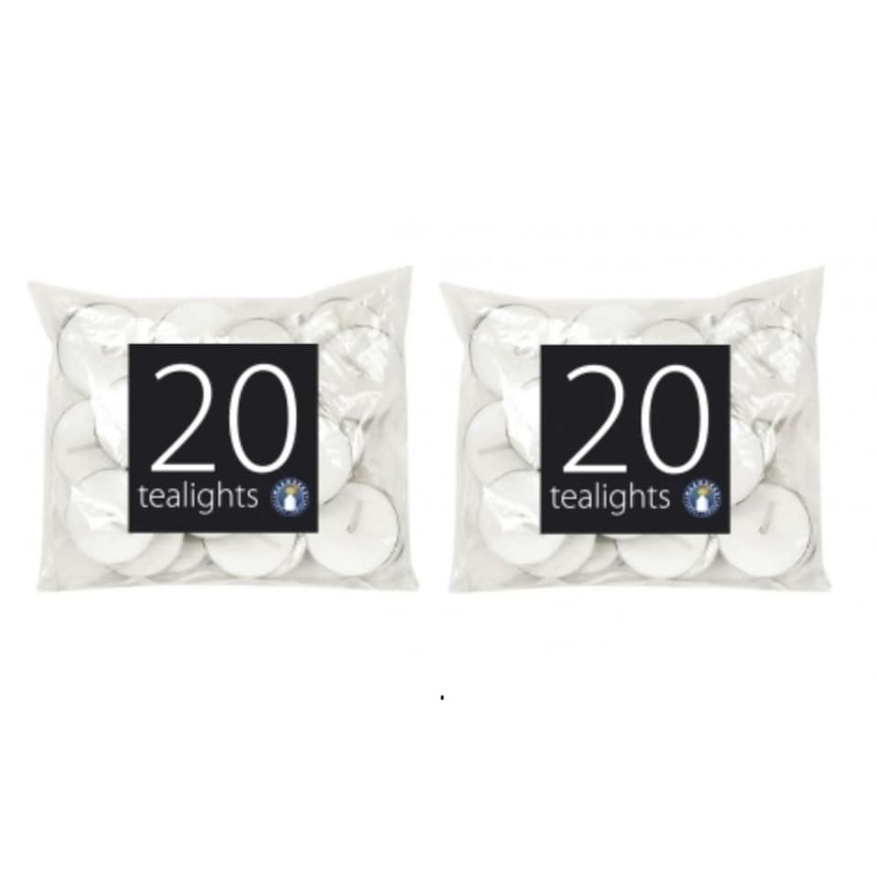 Pack of 40 Tea Light Candles