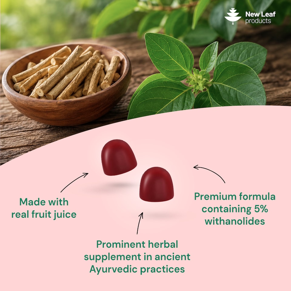 image 1 of Ashwagandha Gummies 1200mg - High Strength 5% Withanolides