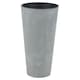 image 3 of Tubus Plant Pot with Boxwood Ball Plant and Insert - 38.1x 20x20cm | Grey | Light Grey & Set of 1 | 1