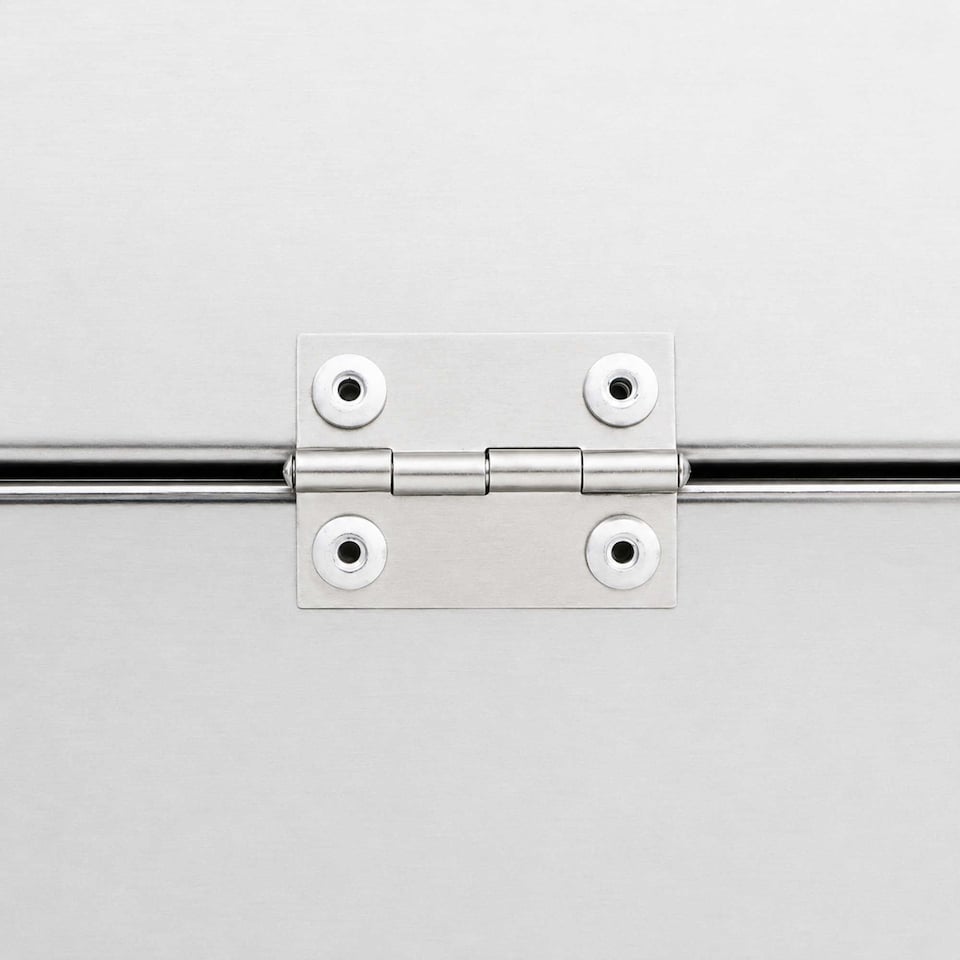 image 1 of Portable Stainless Steel Barrel BBQ Charcoal Barbecue Table Top
