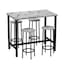 5 Piece White Marble