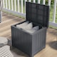 image 3 of Suncast Florida 83L Storage Box - Cyberspace Grey | Grey