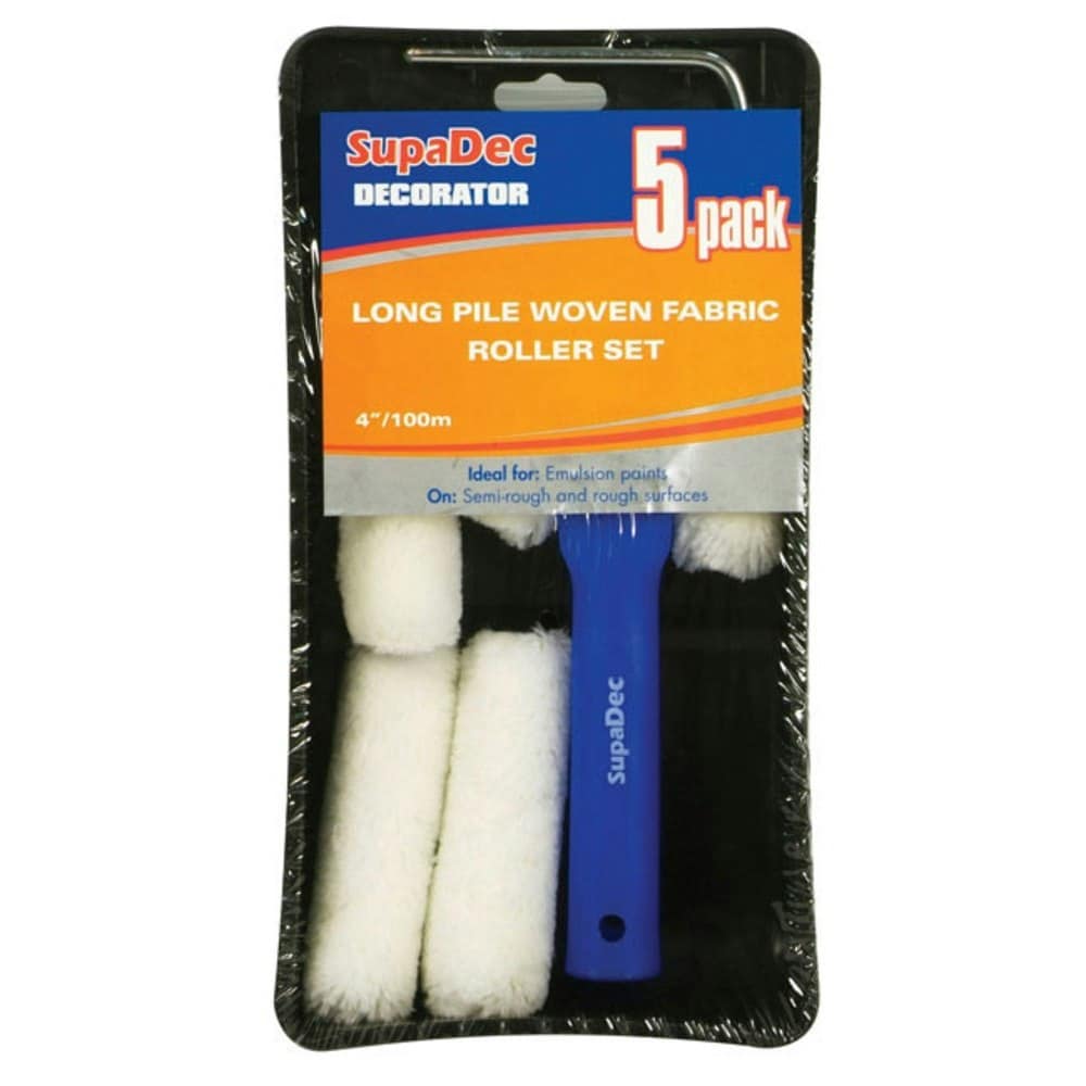 SupaDec Paint Roller Set - White/Blue - One Size
