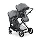image 1 of Hauck Atlantic Twin Pushchair - Grey
