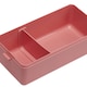 image 7 of Living and Home Dual-Layer Plastic Bento Lunch Box with Cutlery | Pink