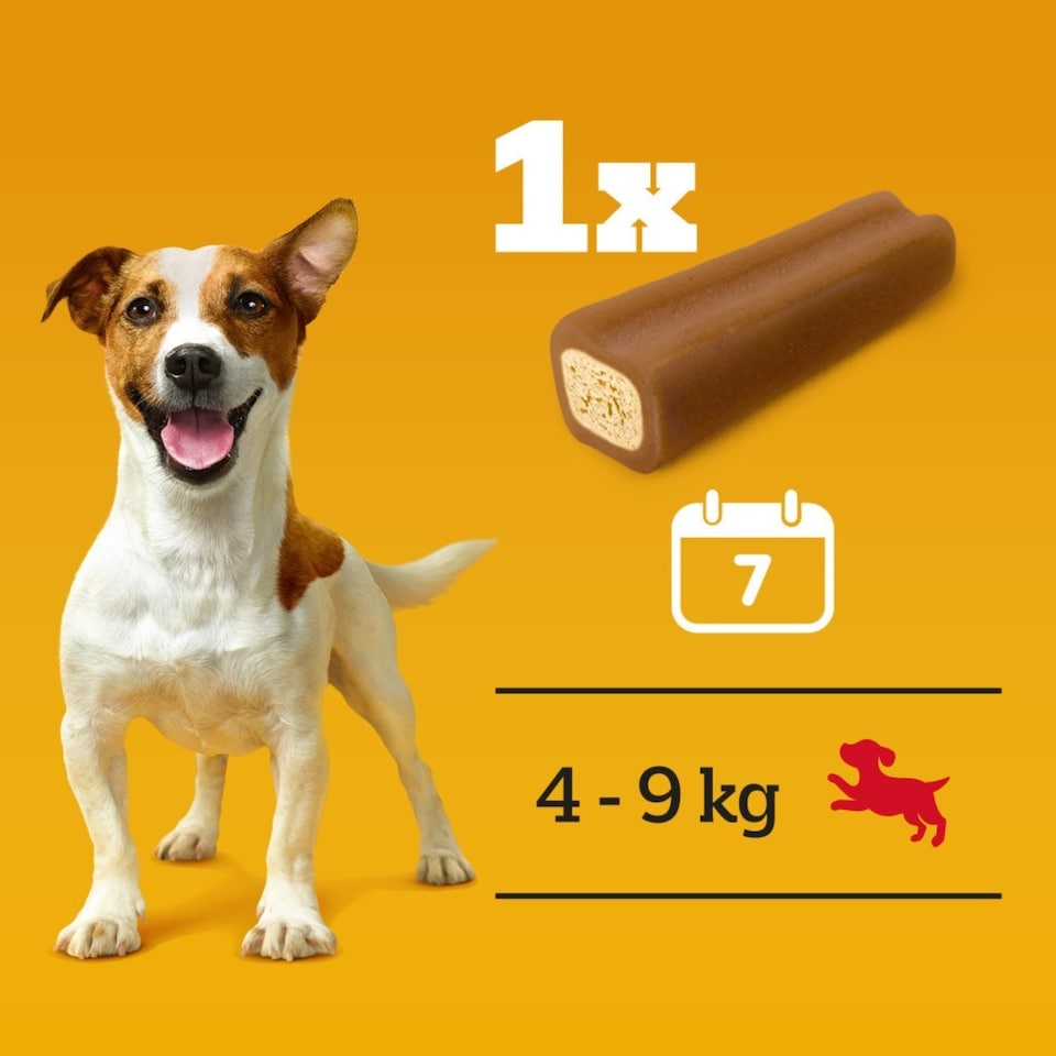 image 1 of 64 Pedigree Jumbone Mini Small Dog Treats Chicken & Lamb Dog Chews (8x160g)