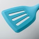 image 4 of Zeal Silicone Flexible Slotted Kitchen Turner, 30cm, Aqua Blue