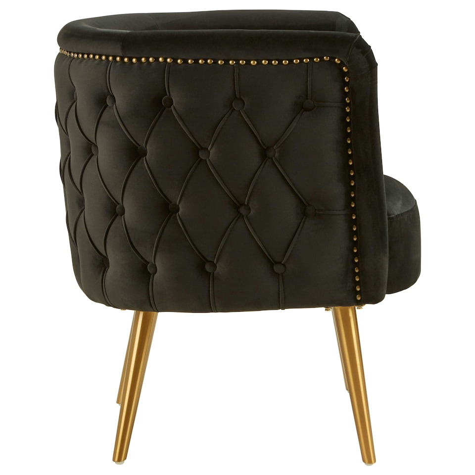 image 1 of Interiors by Premier Black Tub Chair Black