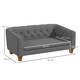 image 7 of PawHut Dog Sofa Bed, Elevated Dog Couch for Small, Medium Dogs - Grey