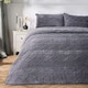 image 4 of OHS Ultra Soft Coverless Cable Knit 10.5 Tog Duvet And Pillowcase Bedding Set Cream | Single