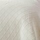 image 3 of Homescapes Cream Cotton Rich Metelassé Diamond Pattern Bedspread - Double | Cream