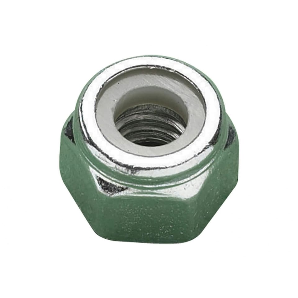 Metalmate Type P Nylon Insert Nuts, Zinc Plated - Zinc Plated - M20