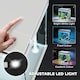 image 5 of PawHut 14L Small Fish Tank with Filter System, LED Lights, Water Pump, White