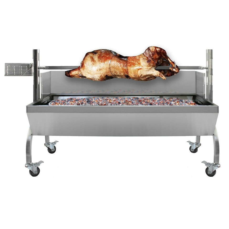 image 1 of KuKoo 90kg Hog Roast & Flat Rotisserie Grill Attachment