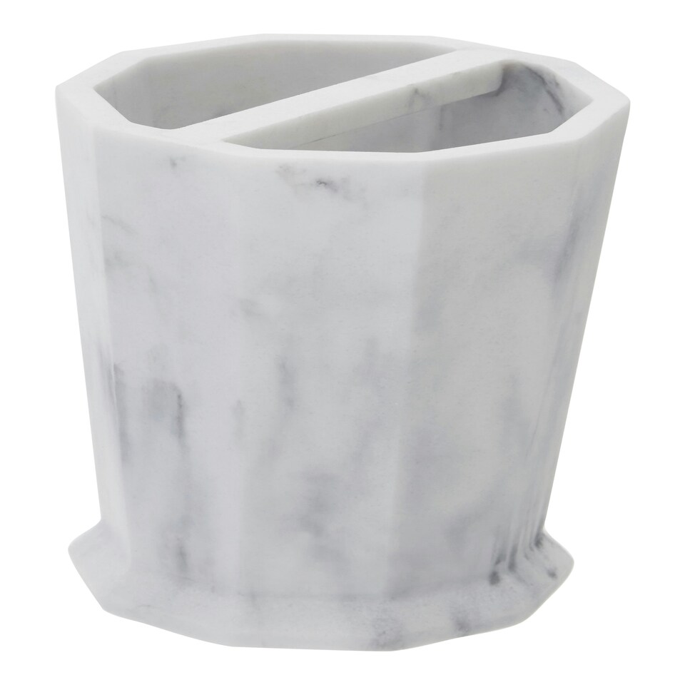 image 1 of Riviera Two Compartment Toothbrush Holder