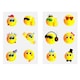 image 1 of Emoji Temporary Tattoo - Yellow - One Size One Size