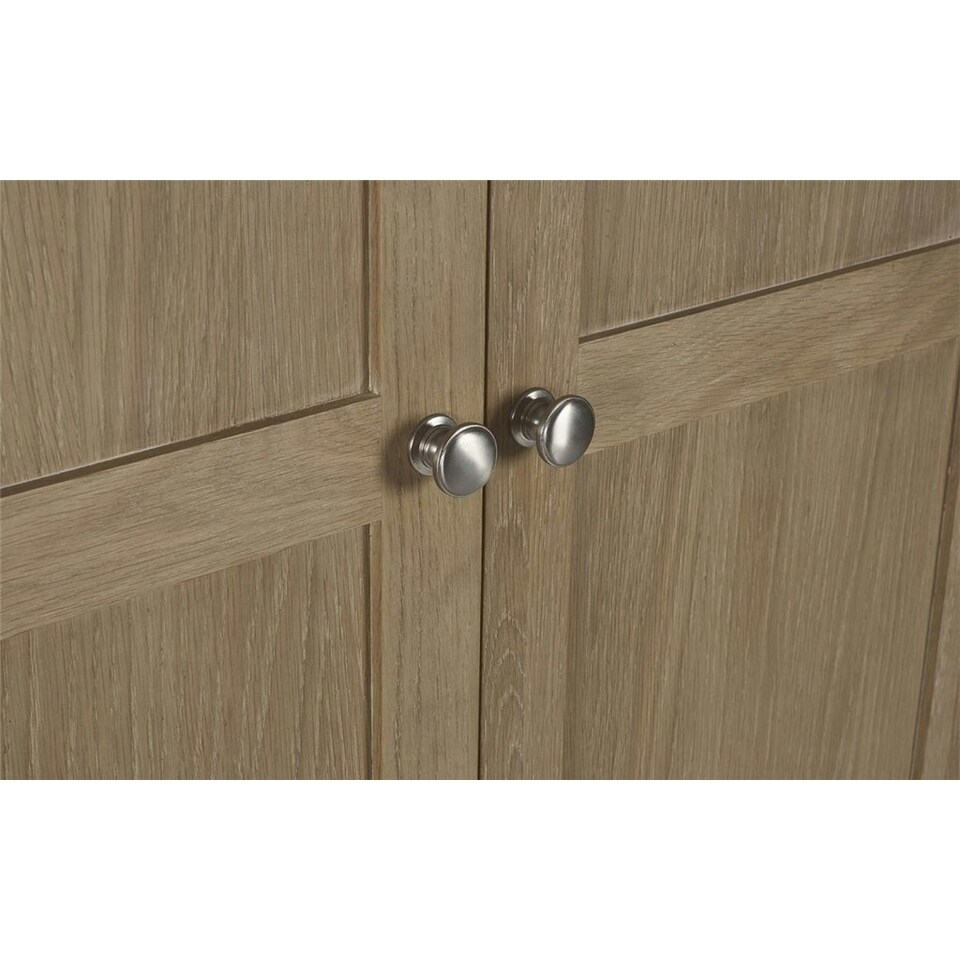 image 1 of Rustic Limed Oak 2 Door 1 Drawer Wardrobe