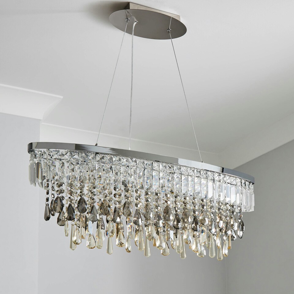 image 1 of BHS Jennifer Diner Ceiling Pendant, Chrome