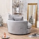 image 4 of Havana Velvet Swivel Base Cuddle Chair