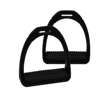 Compositi Childrens/Kids Premium Profile Horse Stirrups - Black - One Size