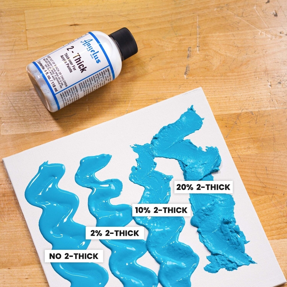 image 1 of Angelus 2-Thick Acrylic Paint Thickener Additive for Texture