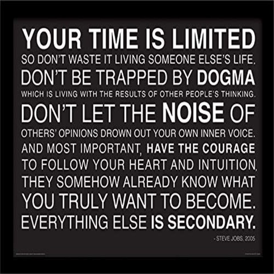 YOUR TIME IS LIMITED - AG MEMORABILIA RANGE - FP10987P