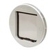 image 3 of Cat Mate Large Glass & Wall Fitting Cat Flap – White (357W)
