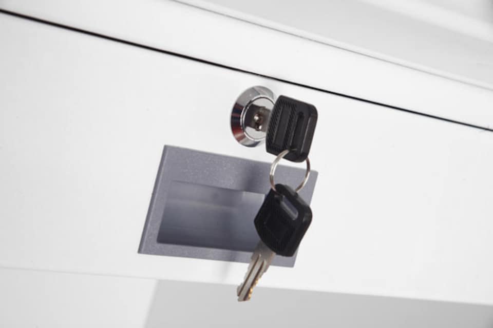 image 1 of Phoenix Fire Fighter FS0441K Size 1 Fire Safe with Key Lock