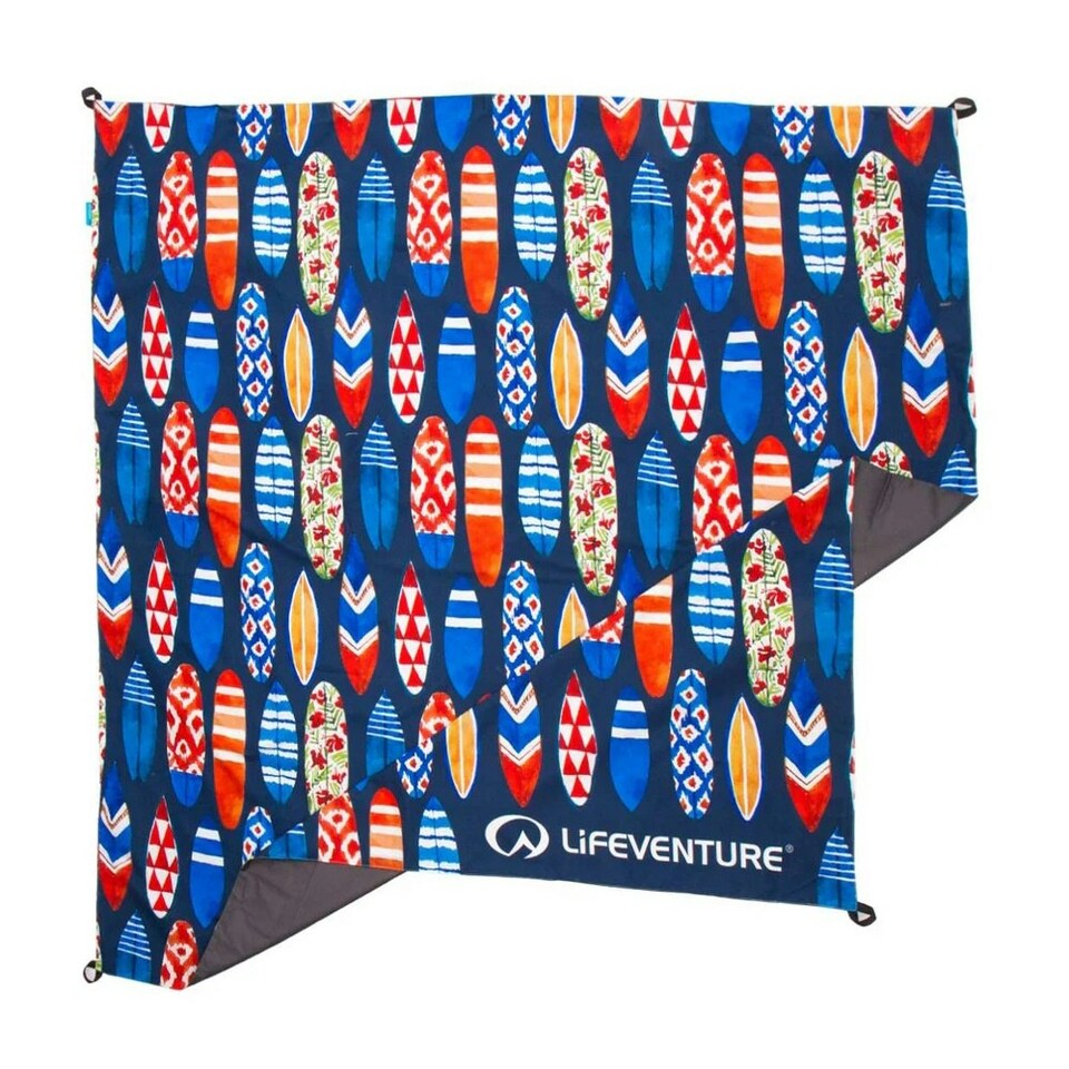 image 1 of Lifeventure Waterproof Picnic Blanket 150 x 150cm - Surfboards Multi | 150 x 150cm