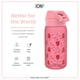 image 5 of Leak Proof Kids Water Bottle, BPA Free, 350ml (12oz) | Pink | Ladybugs | One Size